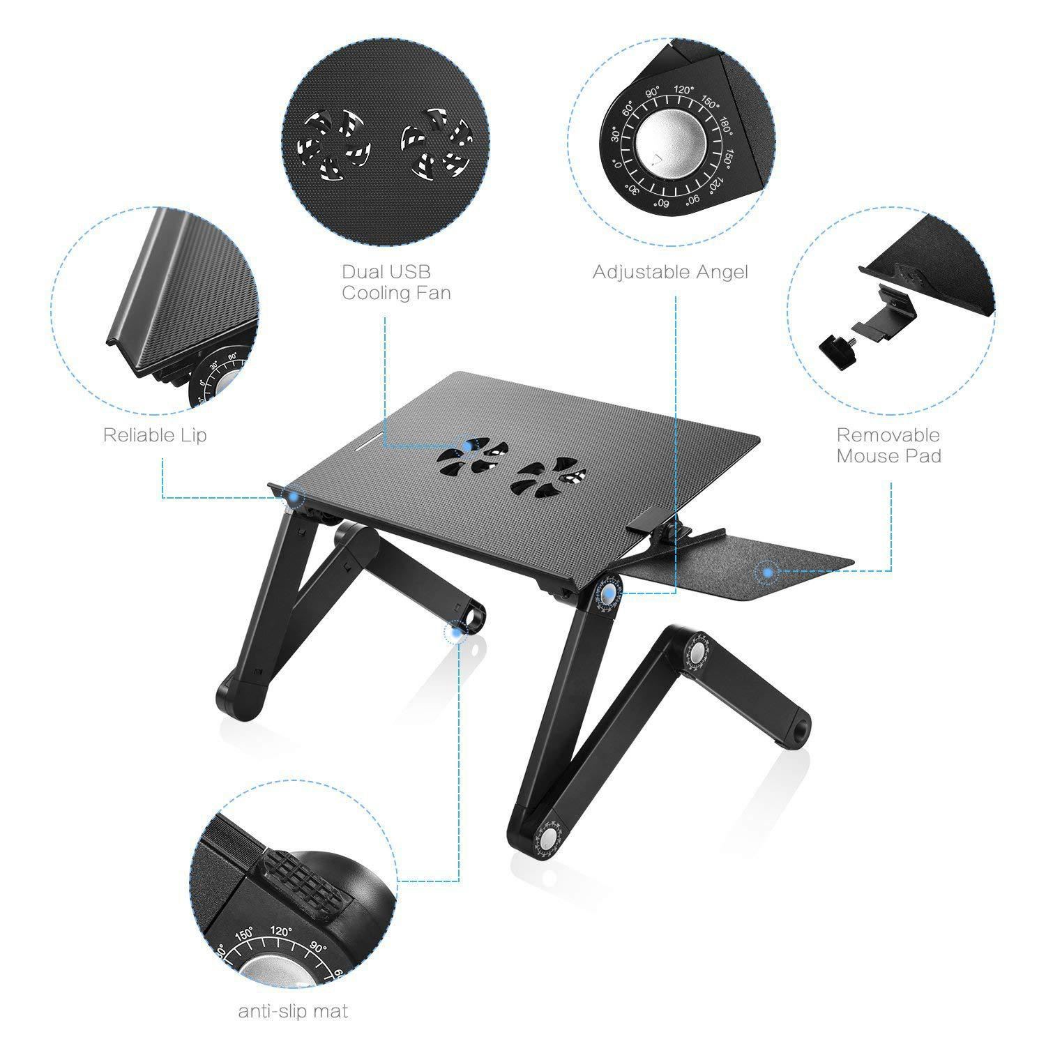 Adjustable Folding Bed Laptop Stand 6