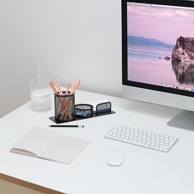 metal pencil holder cup