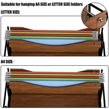 steel and wood file tray steel and wood file tray