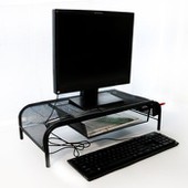Desk Monitor Stand with Drawer