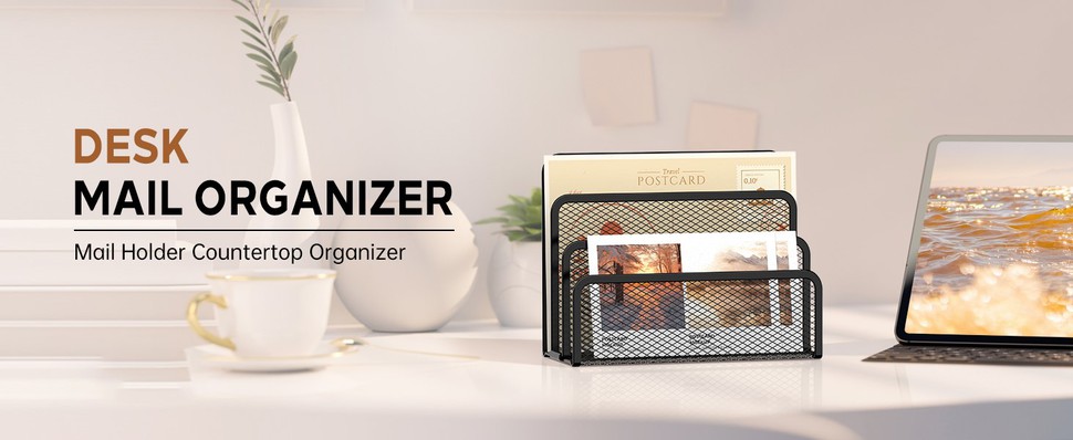 Mesh Metal Mail Holder Countertop Mesh Metal Mail Holder Countertop