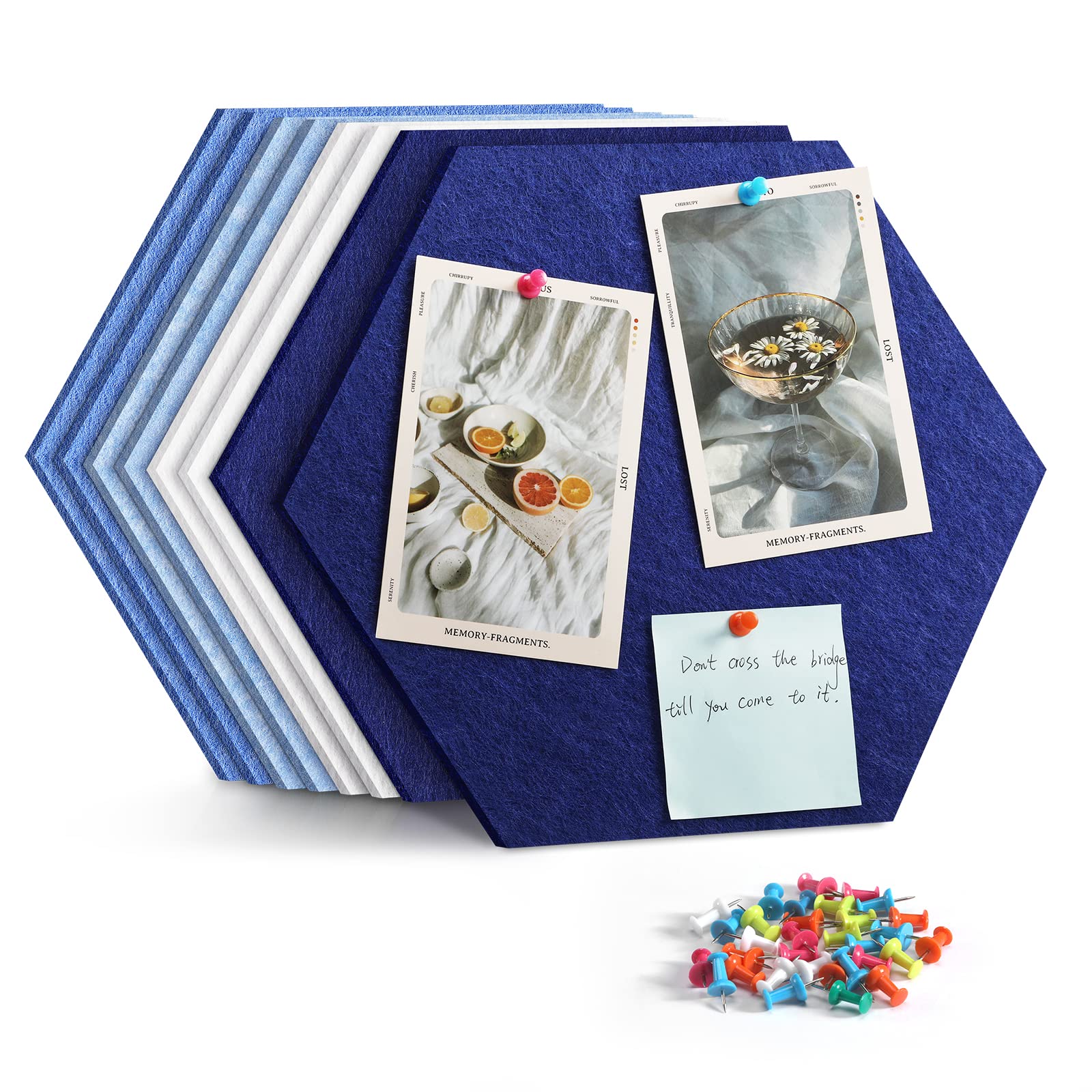 12 Large Hexagon Felt Bulletin Board 12 Large Hexagon Felt Bulletin Board
