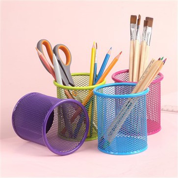 info-1-1 Colorful Metal Pen Holder
