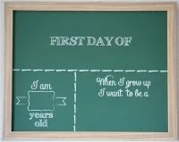 Framed Green Chalkboard
