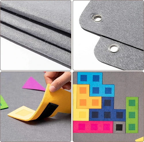 Colorful Tangrams Felt Board Colorful Tangrams Felt Board